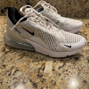 Nike Air Max 270 Beige and Black Sneakers